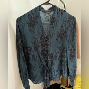 Club Monaco XS Silk Blouse